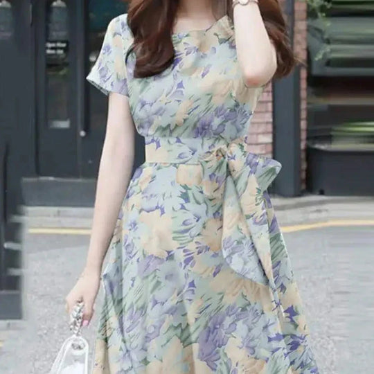 Bohemien Bloemenprint Jurk