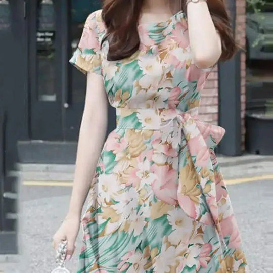 Bohemien Bloemenprint Jurk
