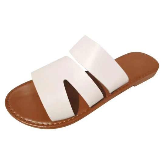 Heidi-Mode | Damen stilvolle Sandalen flach