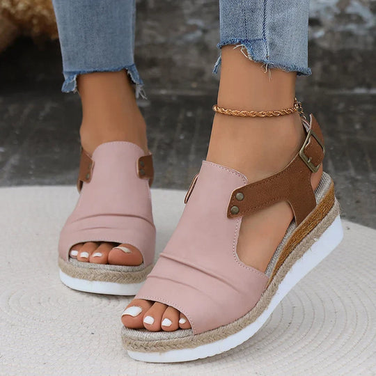 Heidi-Mode | Damen Chic Wedge Sandalen Stylisch