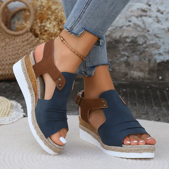 Heidi-Mode | Damen Chic Wedge Sandalen Stylisch