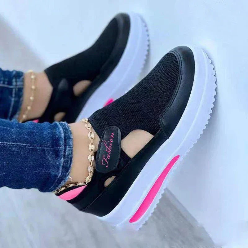 Heidi Plateau-Sneakers für Frauen in Uni-Farben