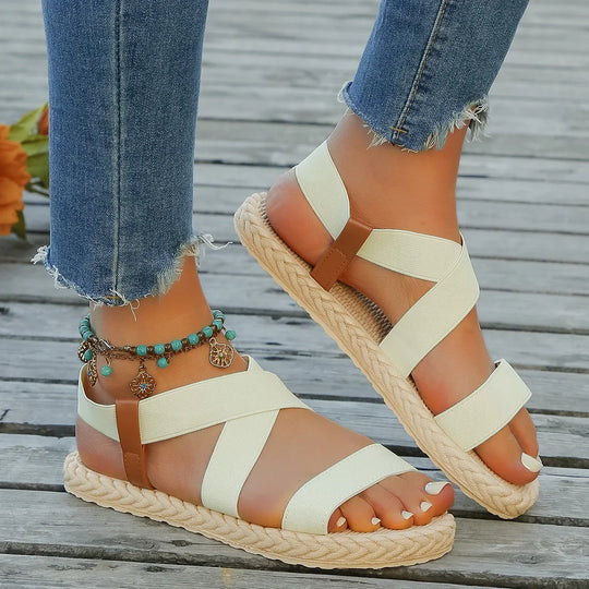 Gepolsterte Damensandalen