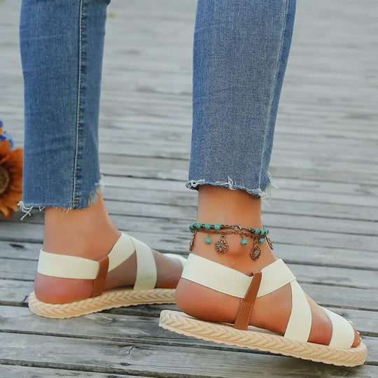 Gepolsterte Damensandalen