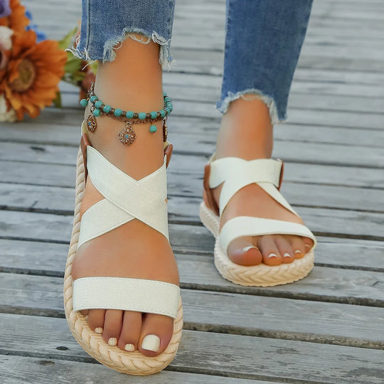 Gepolsterte Damensandalen