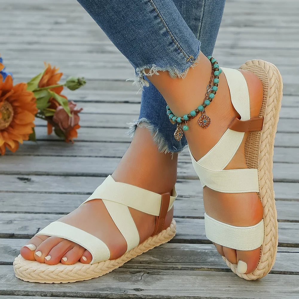 Gepolsterte Damensandalen