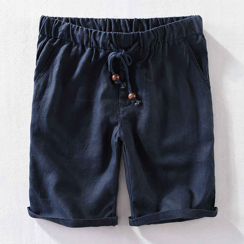 Shorts mit mittlerer Taille und Taschen