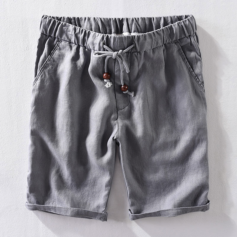 Shorts mit mittlerer Taille und Taschen