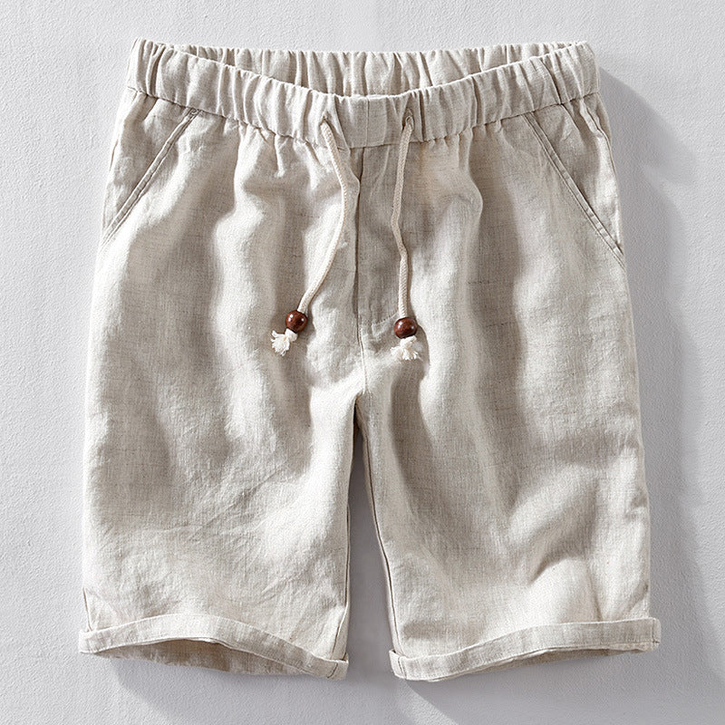 Shorts mit mittlerer Taille und Taschen