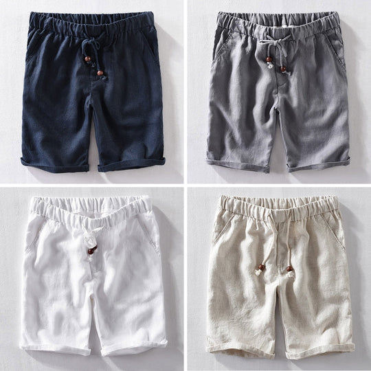 Shorts mit mittlerer Taille und Taschen