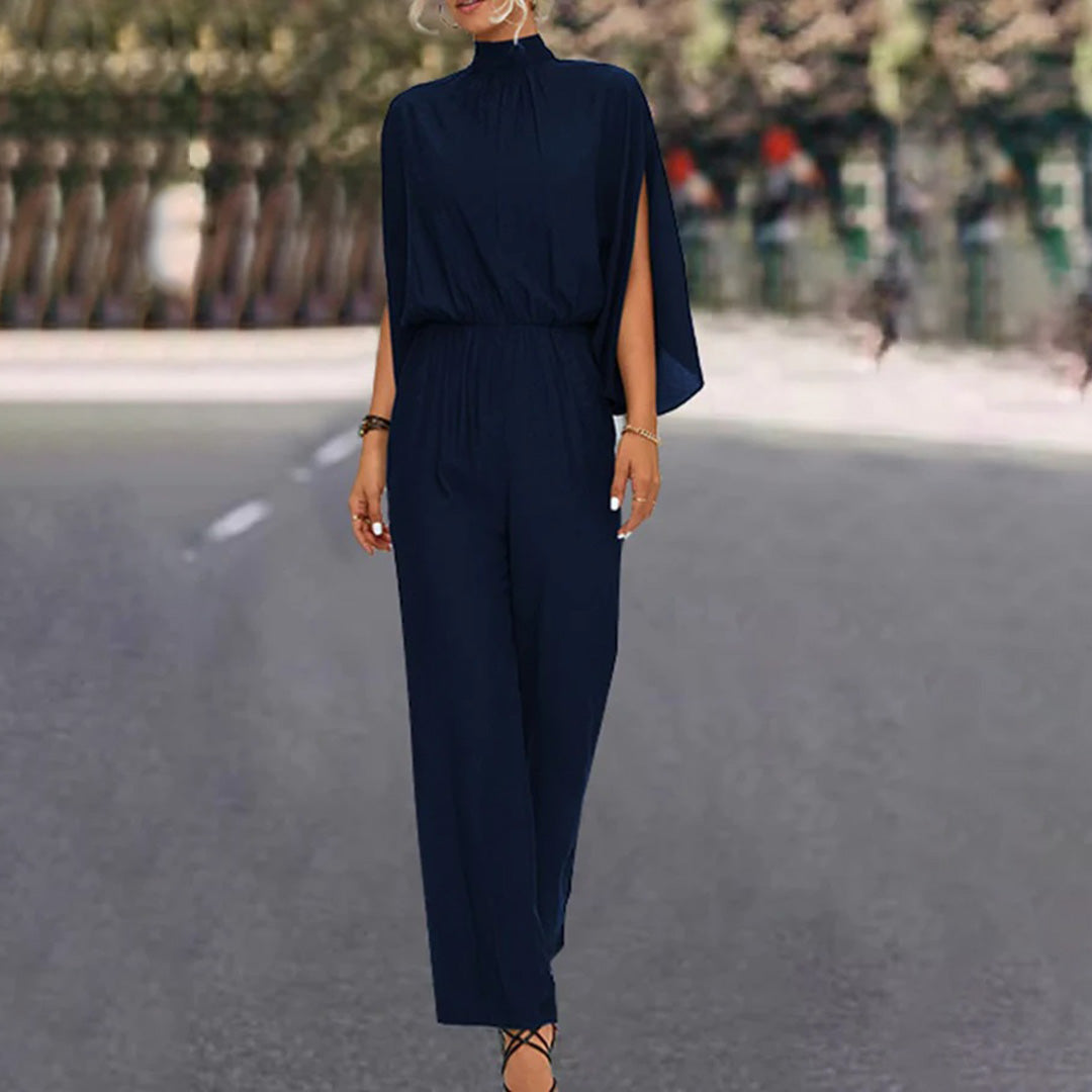 elegante Jumpsuit mit lockeren Fledermausärmeln