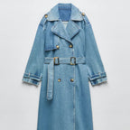 Denim Trenchcoats