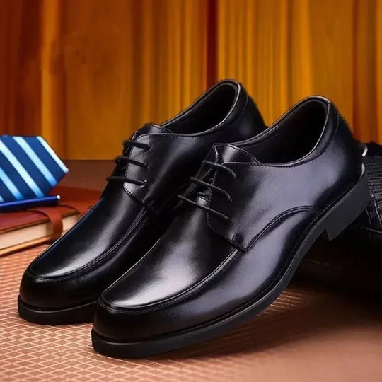 Heidi-Mode | Moderne Schwarze Oxford Herrenschuhe