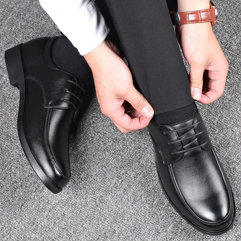 Heidi-Mode | Moderne Schwarze Oxford Herrenschuhe