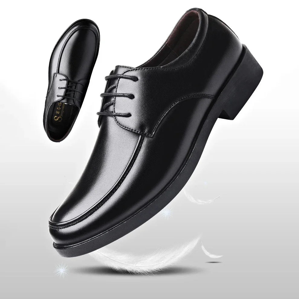 Heidi-Mode | Moderne Schwarze Oxford Herrenschuhe
