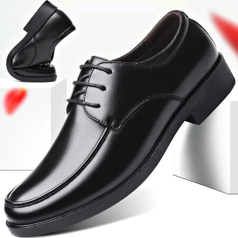 Heidi-Mode | Moderne Schwarze Oxford Herrenschuhe