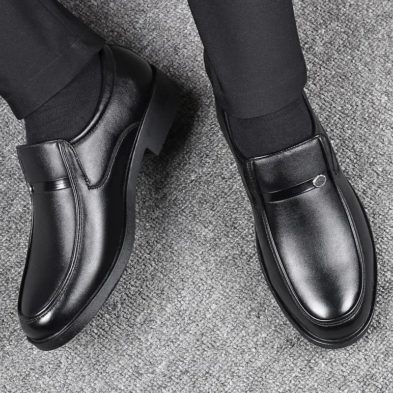 Heidi-Mode | Moderne Schwarze Oxford Herrenschuhe