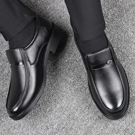 Heidi-Mode | Moderne Schwarze Oxford Herrenschuhe