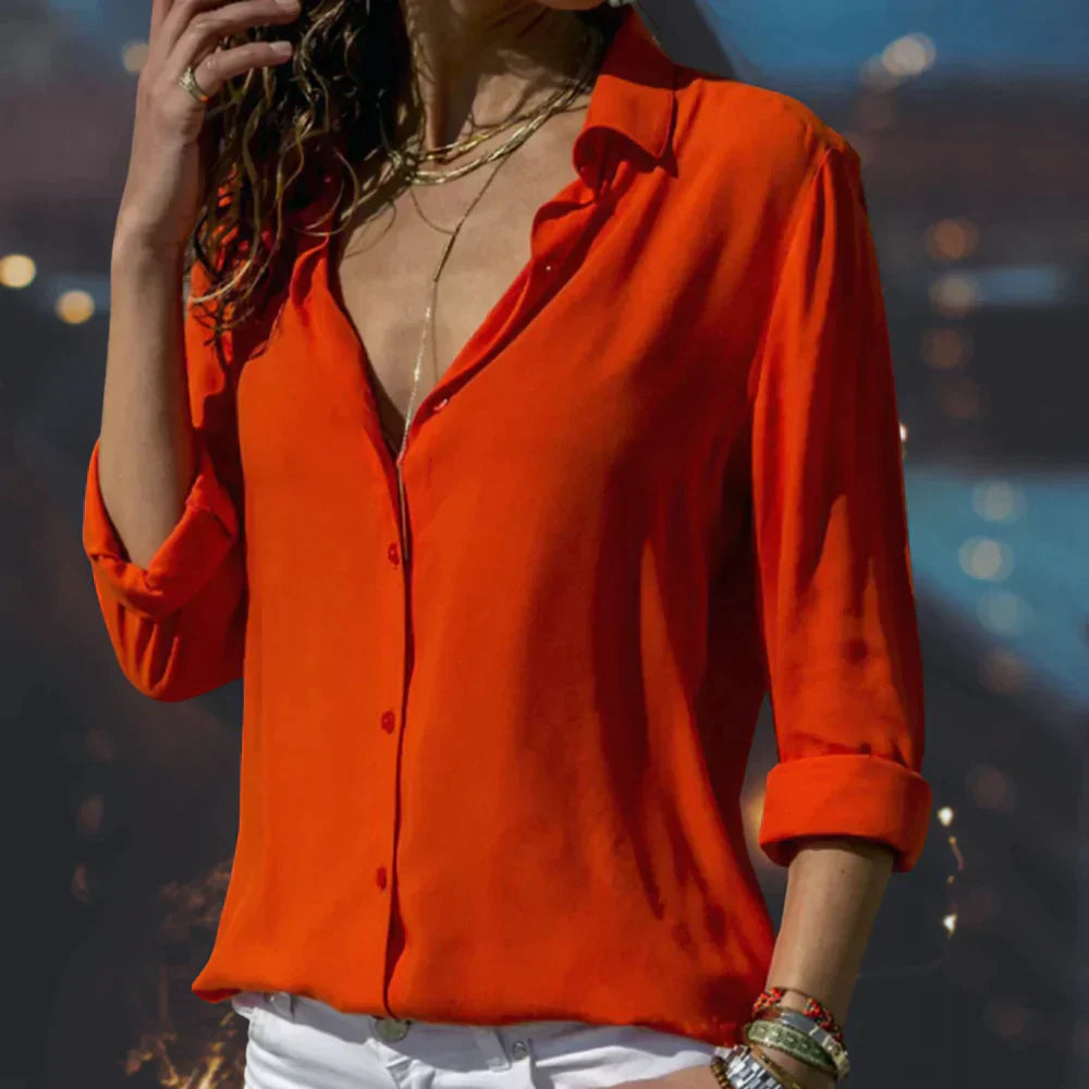 Heidi-Mode | Chiffonbluse für Starke Frauen