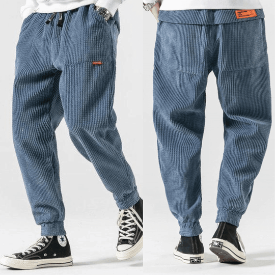 Heidi-Mode Modische lockere Streetwear-Cargohose aus Cord