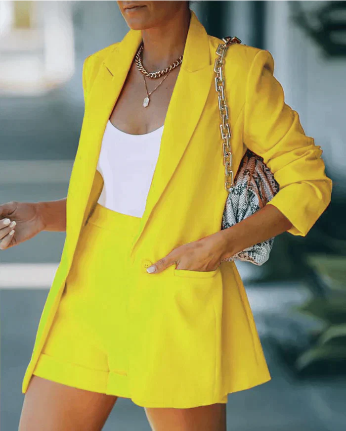 Heidi-Mode | Set mit Blazer und Shorts