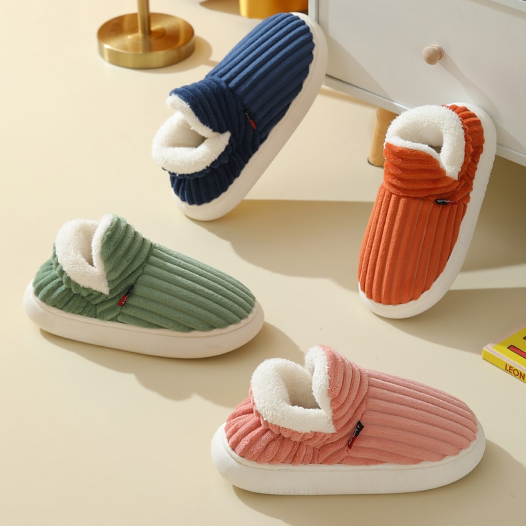 Heidi-Mode - Bequeme AirSteps Gemütliche Winterpantoffeln für Frauen