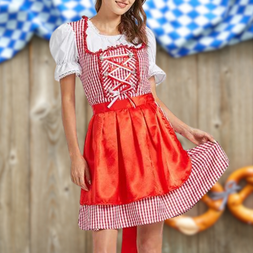 DELUXA - Einzigartige Tracht für Damen mit Schürze und Bluse