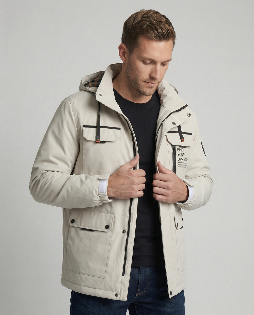 Wind-Winterjacke für extreme Bedingungen
