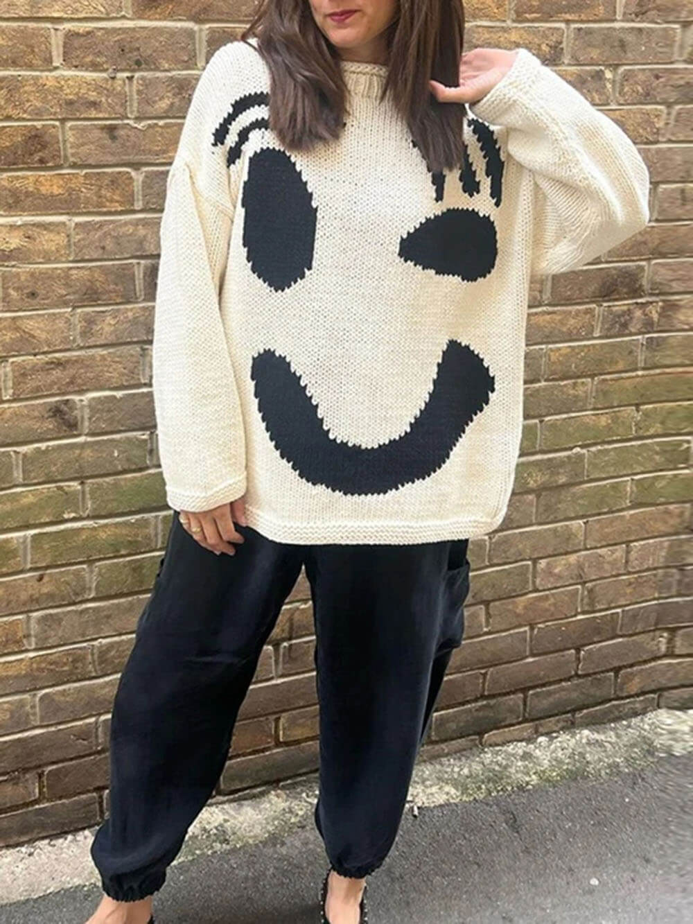 Heidi-Mode | Happy Sunday Wohlfühl Strickpullover für Frauen