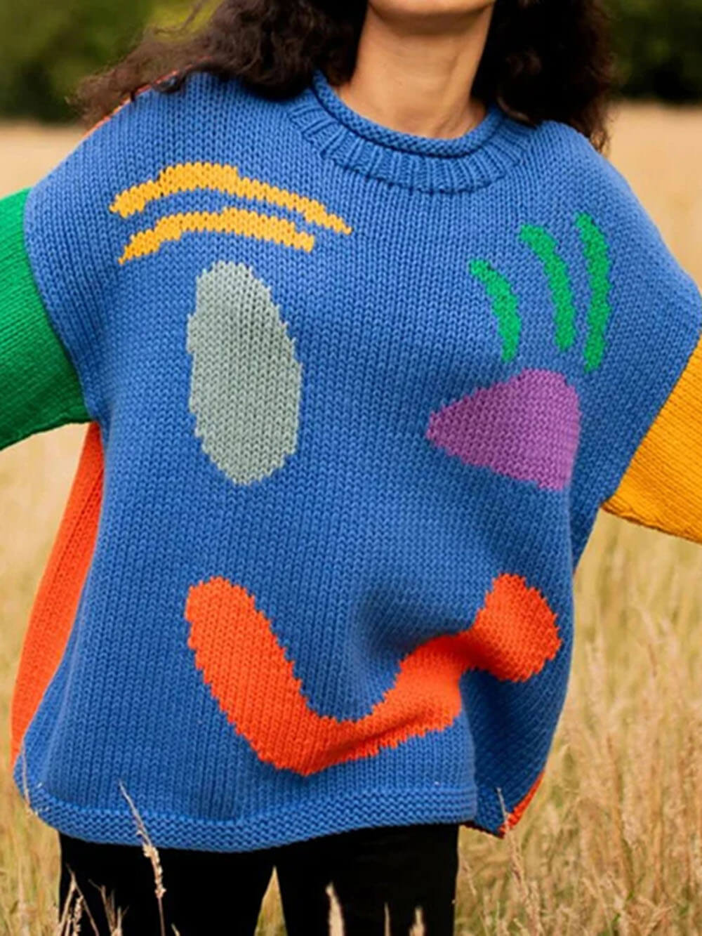 Heidi-Mode | Happy Sunday Wohlfühl Strickpullover für Frauen