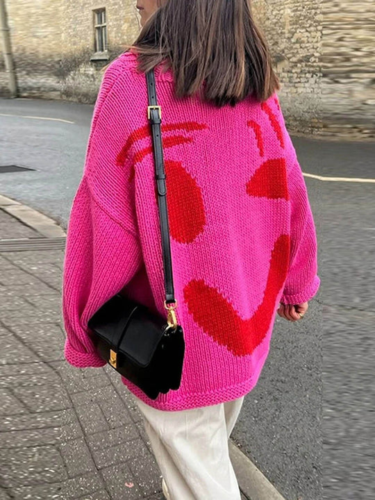 Heidi-Mode | Happy Sunday Wohlfühl Strickpullover für Frauen