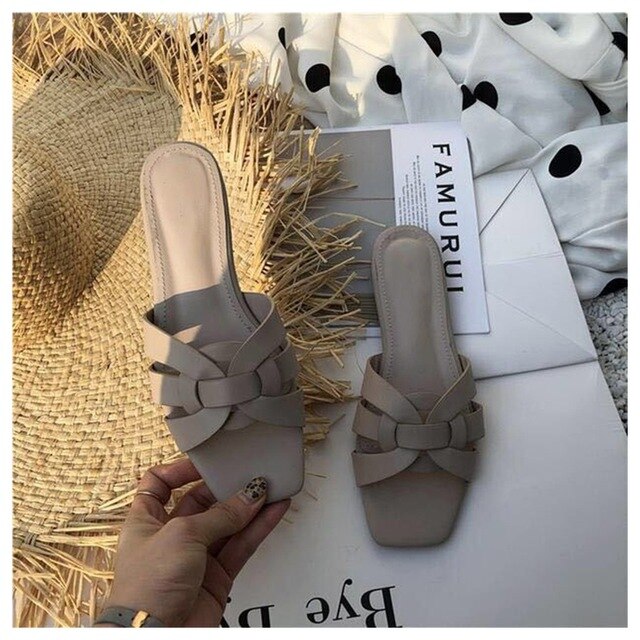 Heidi-Mode | Elegantes Damensandalen mit Niedrigem Absatz