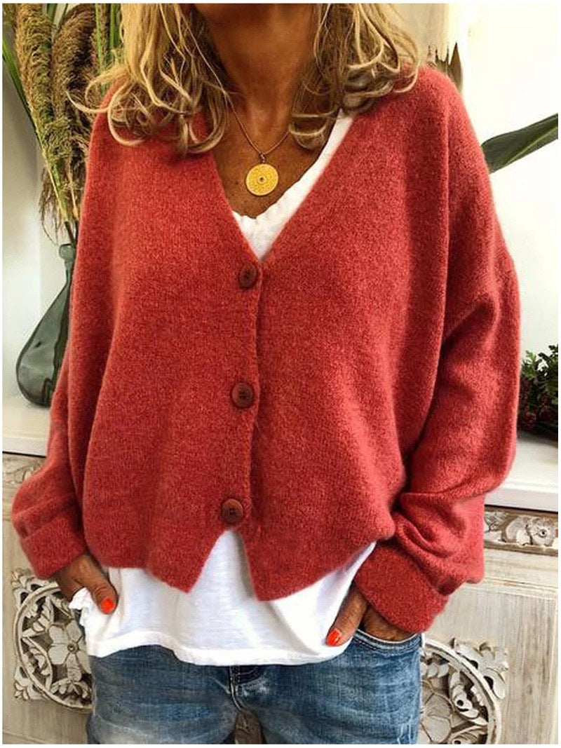 Heidi-Mode | Eleganter Komfort Design Damen Strickjacke