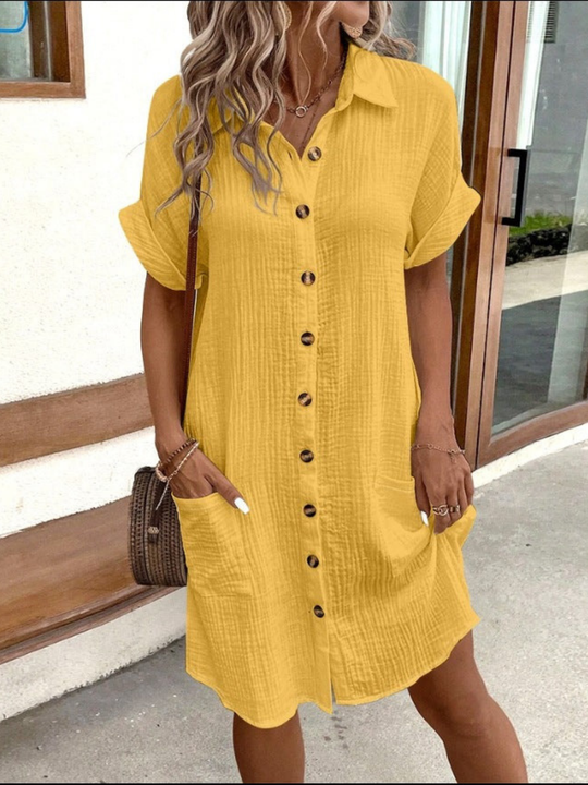 Heidi-Mode | Schick Casual Stil Leinenkleid