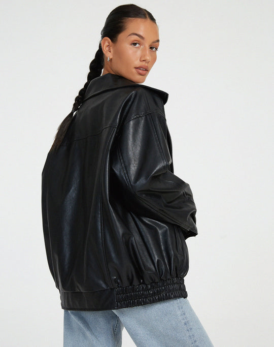 Heidi-Mode | Lockere Lederjacke