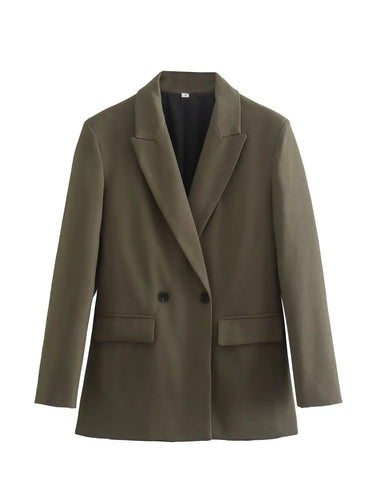Heidi-Mode | Trendy Übergröße Langer Blazer für Damen
