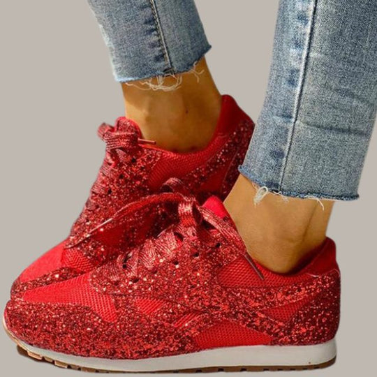 Heidi-Mode | Trendige Turnschuhe mit Glitter