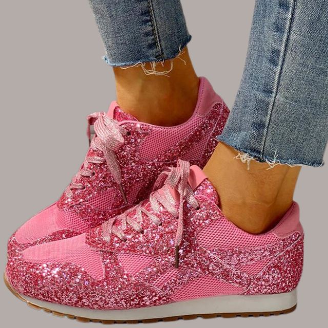 Heidi-Mode | Trendige Turnschuhe mit Glitter