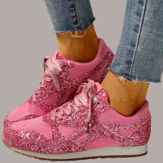 Heidi-Mode | Trendige Turnschuhe mit Glitter