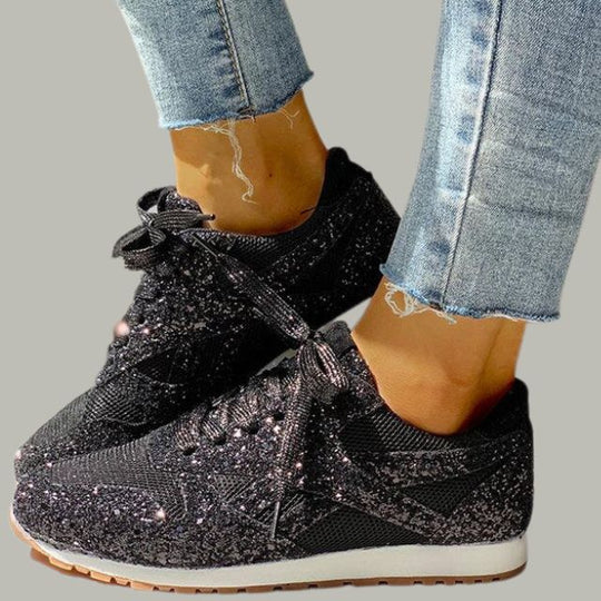 Heidi-Mode | Trendige Turnschuhe mit Glitter
