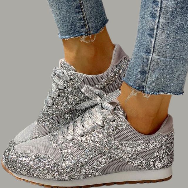 Heidi-Mode | Trendige Turnschuhe mit Glitter