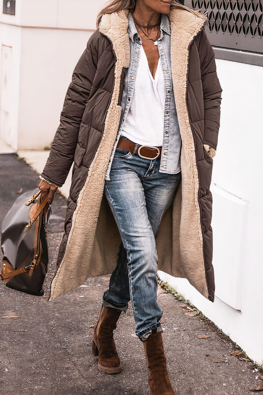 Heidi-Mode | Elegant und warmer doppelseitiger Parka