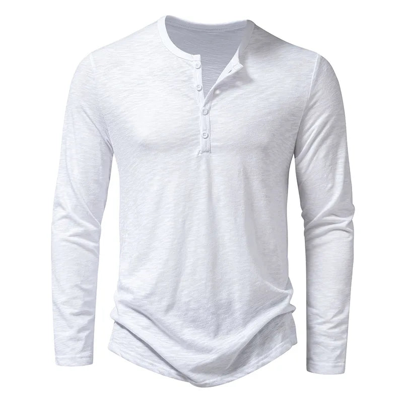 Heidi-Mode - Lässiges Herbst Henley-Shirt für Herren