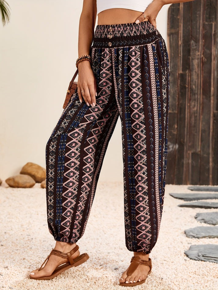 Heidi-Mode | Stilvolle Hose Mit Boho-Print