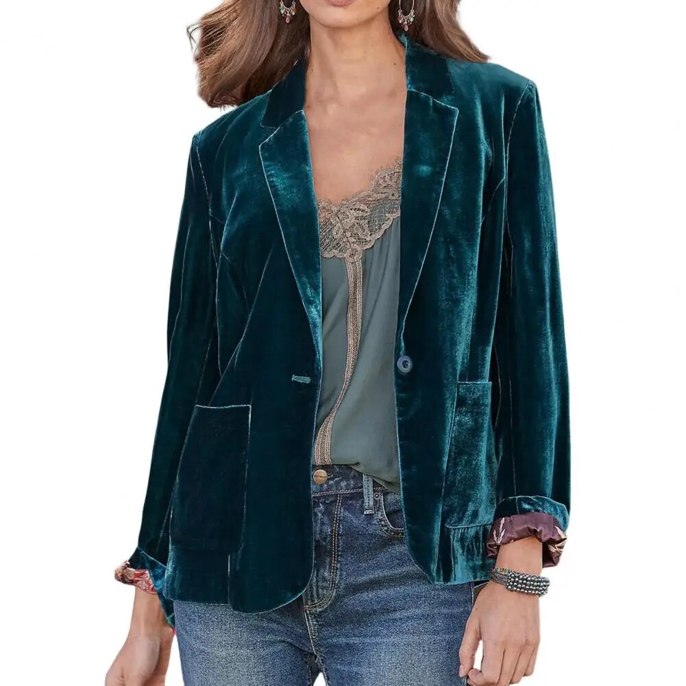 Heidi-Mode | Blazer aus Samt für Damen