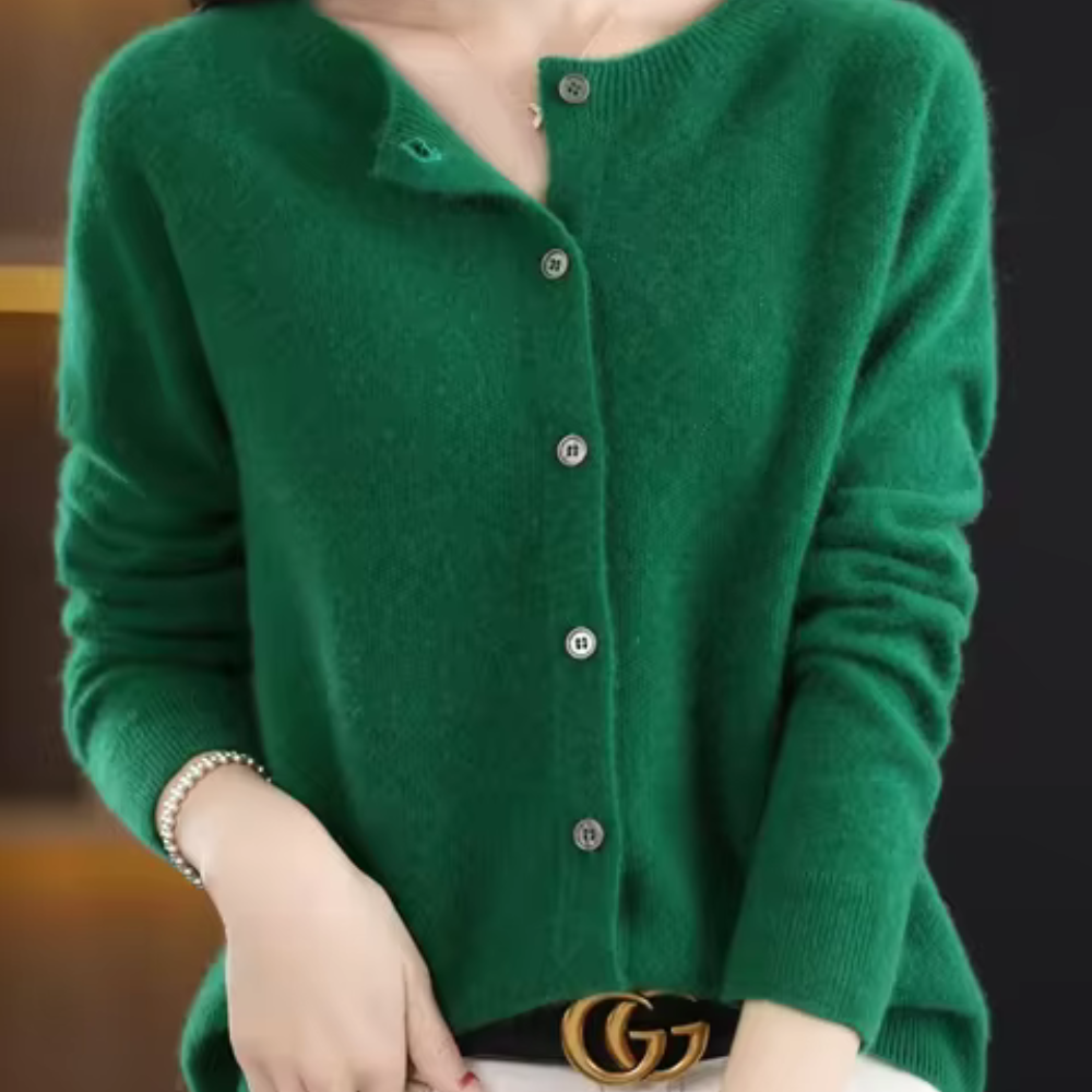 Heidi-Mode | Lässiger Cashmere-Cardigan