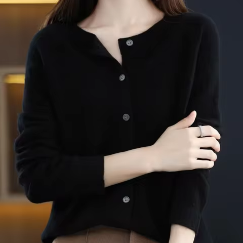 Heidi-Mode | Lässiger Cashmere-Cardigan