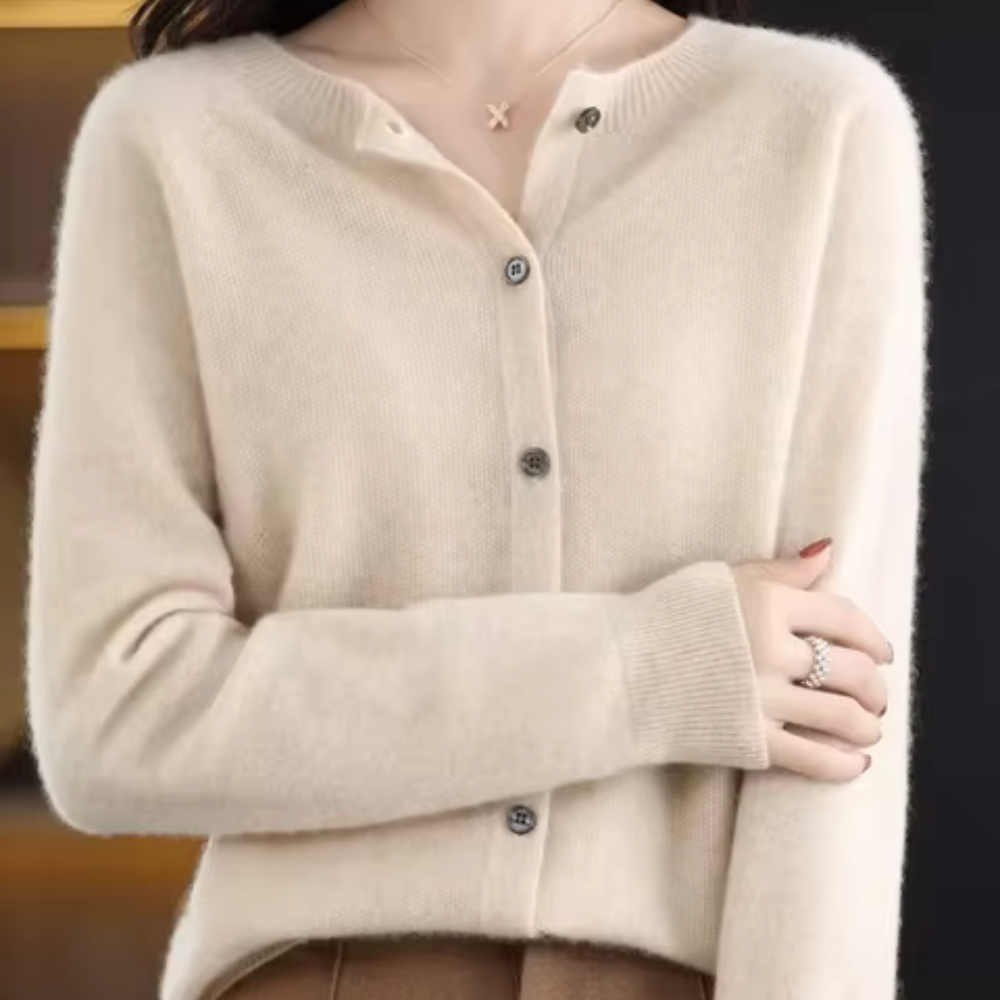 Heidi-Mode | Lässiger Cashmere-Cardigan