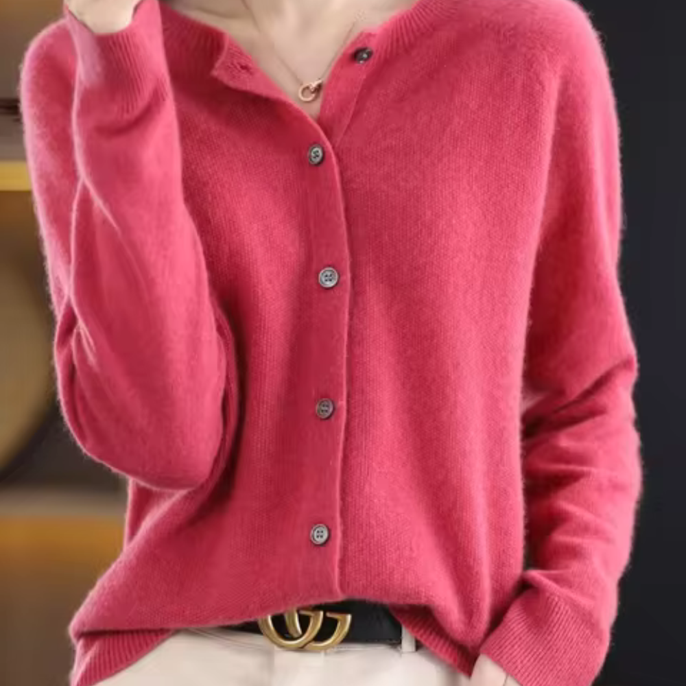 Heidi-Mode | Lässiger Cashmere-Cardigan