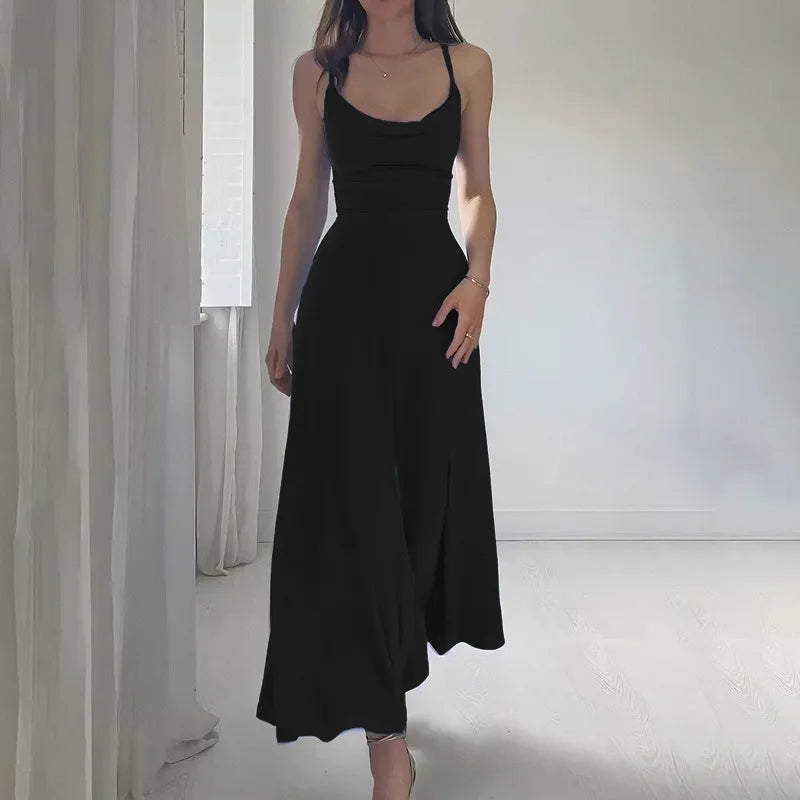 Heidi-Mode | Elegant, Drapierte Lange Kleid
